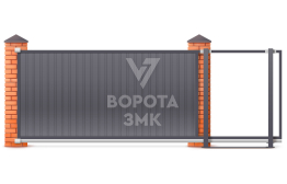 Ворота 2600×1800 с пультом управления ЗМК-7283