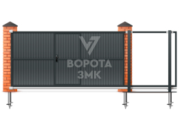 Откатные ворота 5 м 5000×3000 ЗМК-7968
