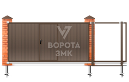 Откатные ворота 4500×2200 4,5 м ЗМК-7910