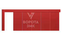 Откатные противопожарные ворота Дорхан 4000×3000 для паркинга ЗМК-9601