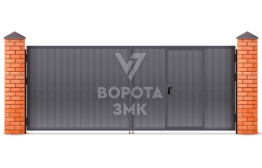 Металлопрофильные ворота 1750×3000 ЗМК-5187